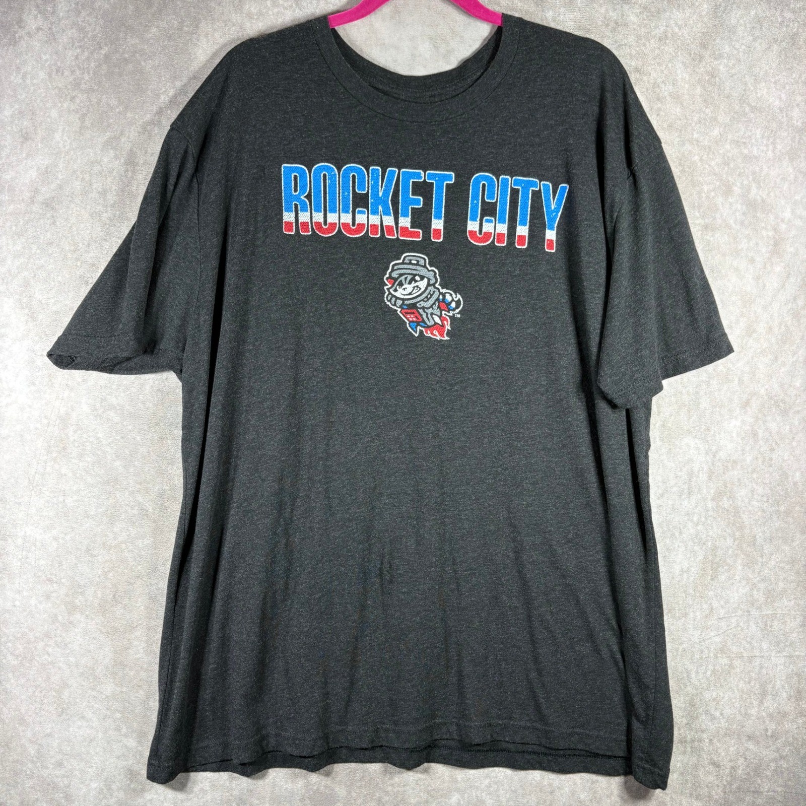 Rocket City Trash Pandas 108 Stitches T Shirt Mens 3X Gray MiLB Baseball Tee