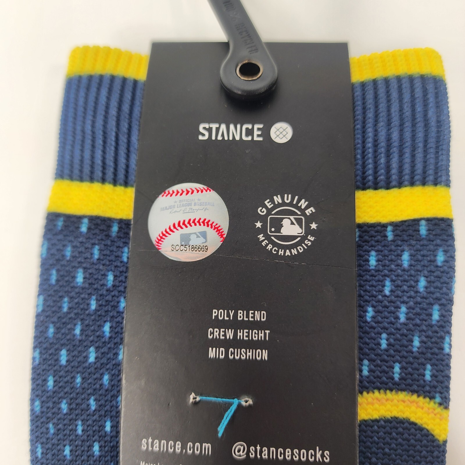 Stance x MLB Milwaukee Brewers BP Jersey MIL Casual Poly Blend Crew Men’s LARGE
