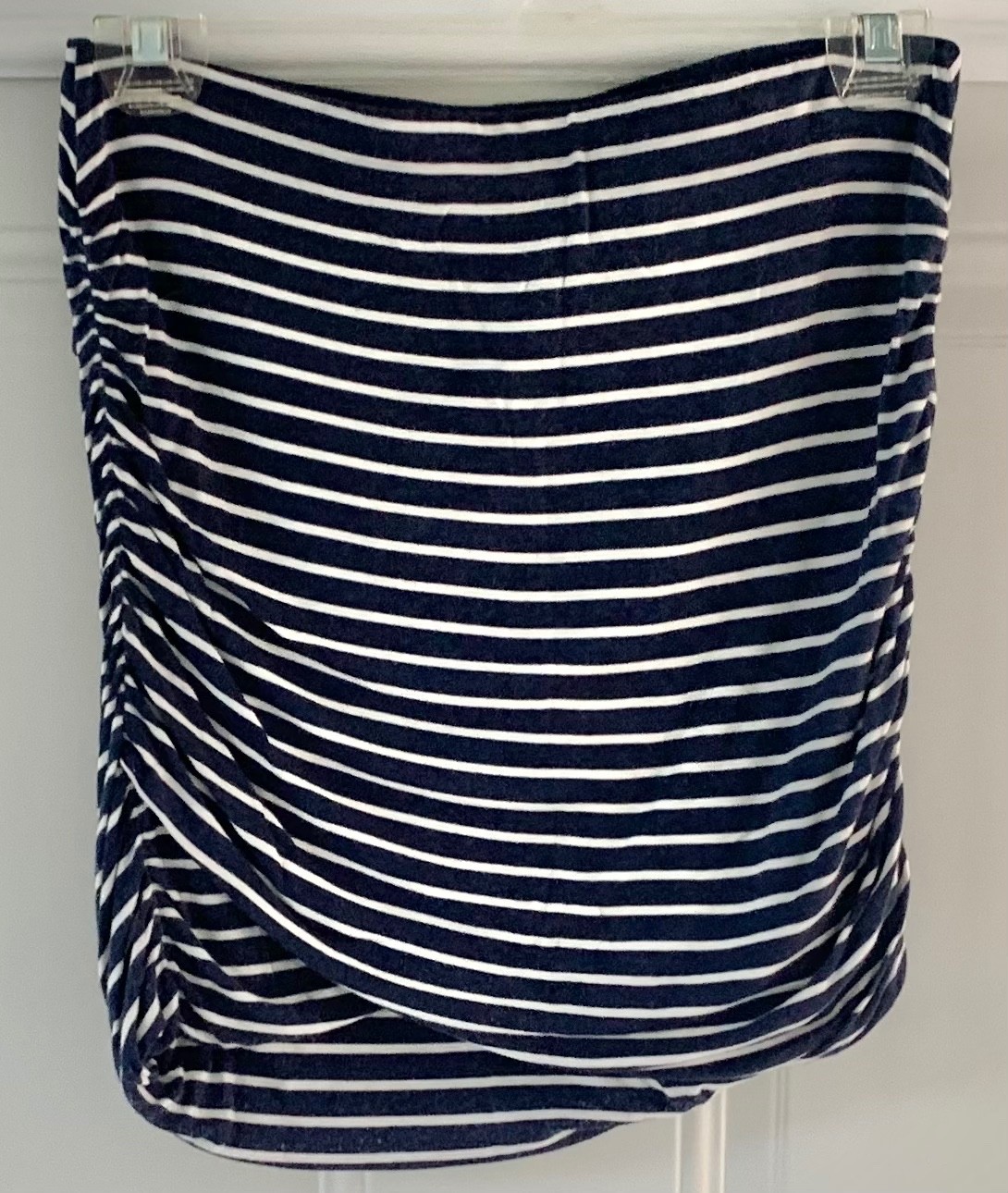 Women’s Aeropostale Striped Mini Ruched Pencil Skirt Medium – Mid Thigh Length