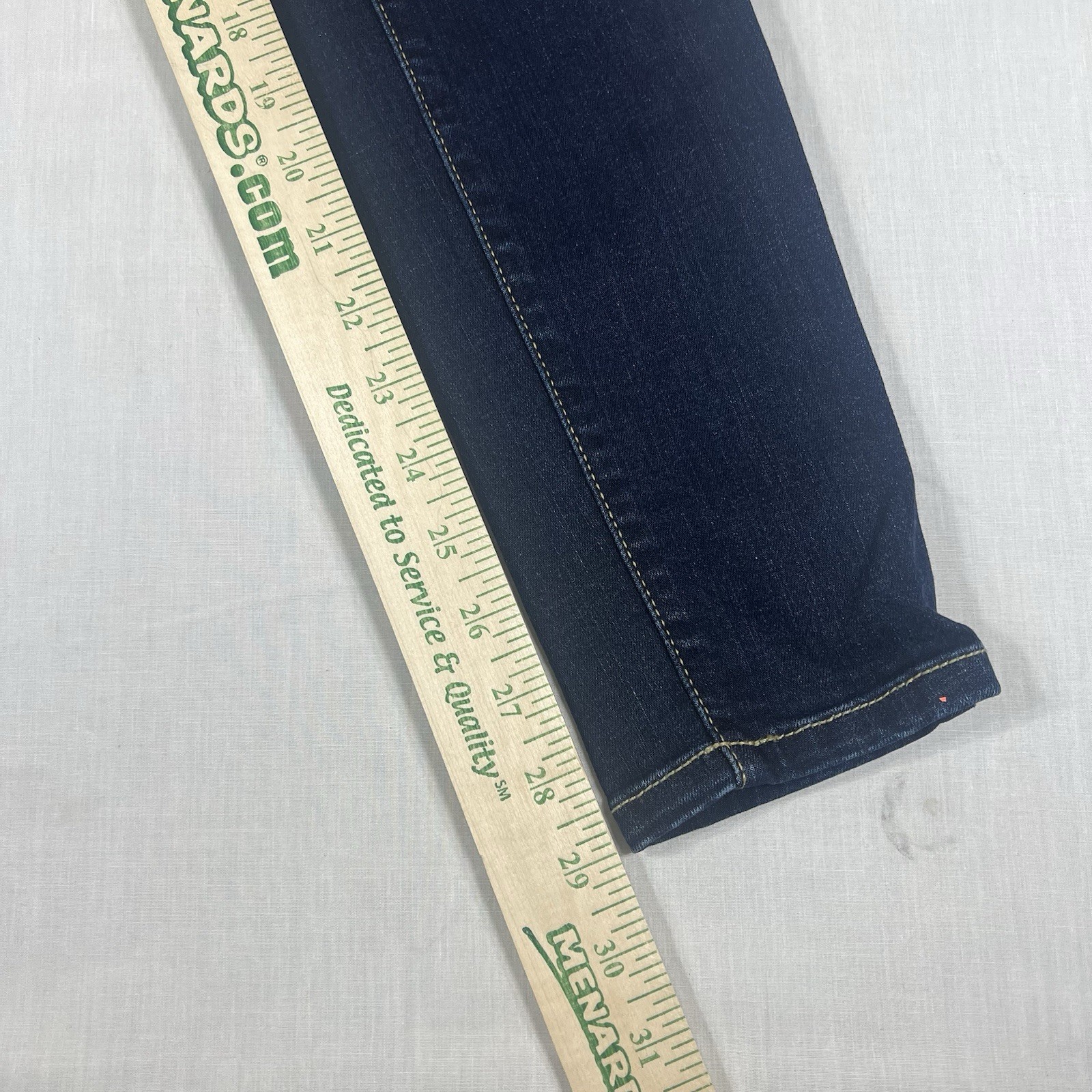 Mossimo Mid Rise Jegging Womens Size 2 26R Dark Wash Skinny Stretch Jeans