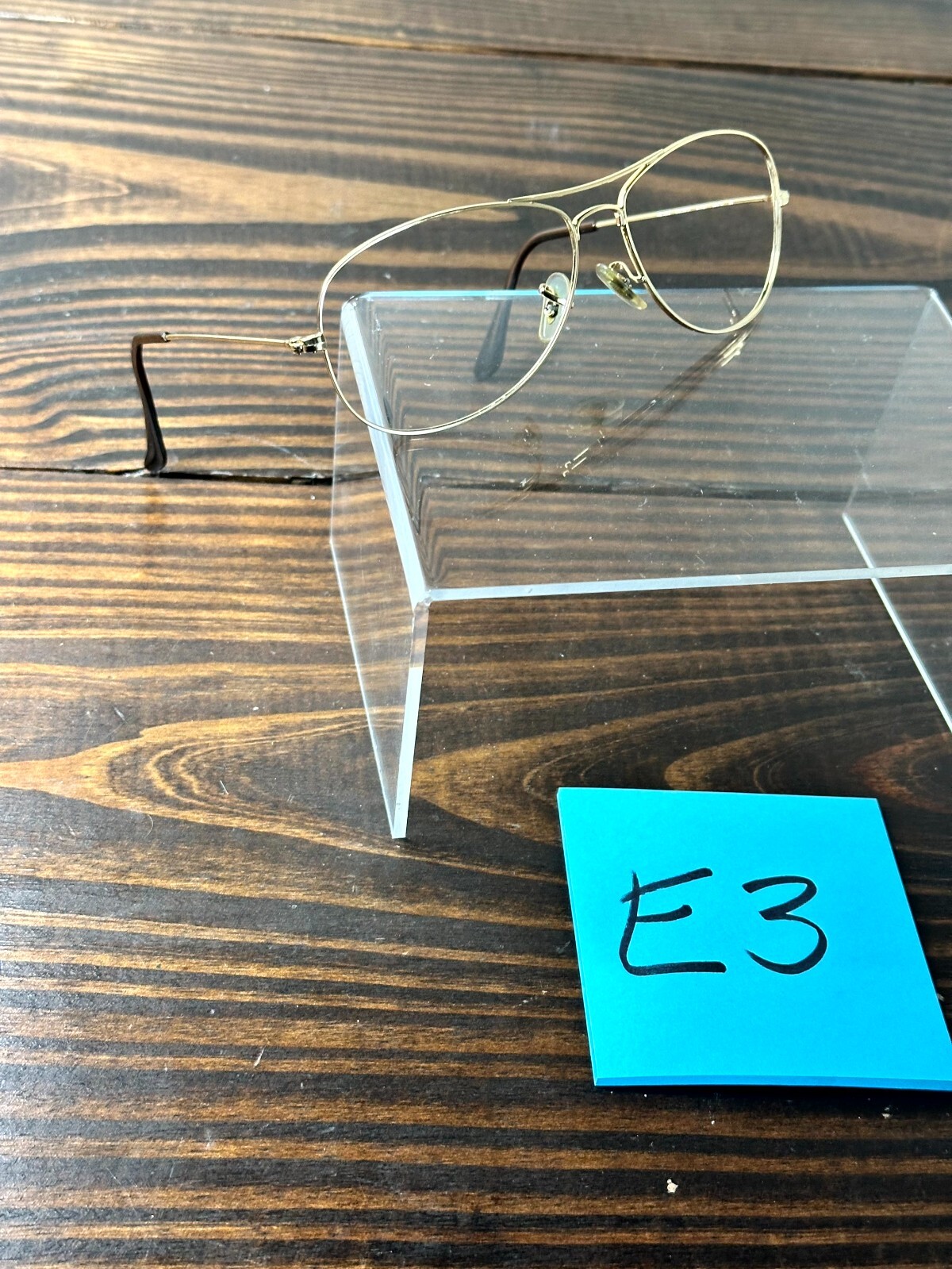 Ray-Ban Cockpit RB3362 001/51 Gold Sunglasses Pilot Full Rim FRAMES ONLY