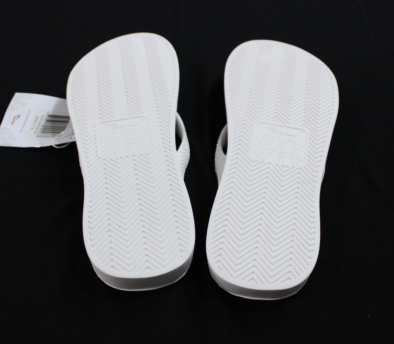 Archies Unisex Adults Support Flip Flop AC2 White Size US: M:8/W:9 EU:41-41.5