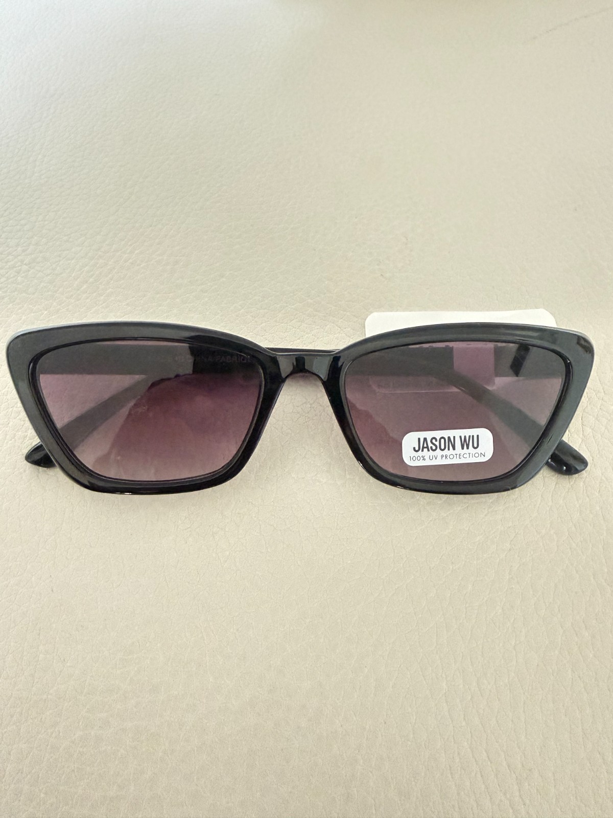 NWT JASON WU BLACK CAT EYE SUNGLASSES 100% UV PROTECTION DESIGNER STYLE EYEWEAR