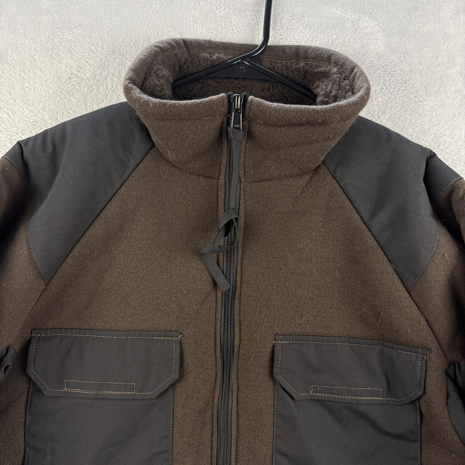 Vintage US Military Cold Weather Pile Jacket Mens Medium Synthetic Fiber 90s