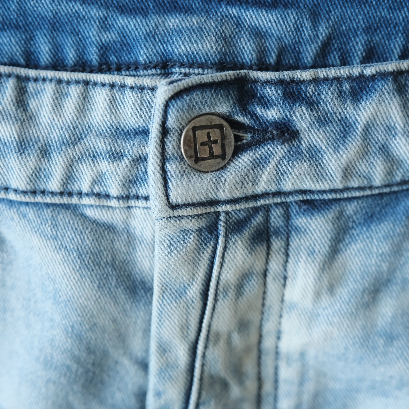 Ksubi Van Winkle Jeans Mens Light Blue Distressed Trashed Dreams 36 Slim