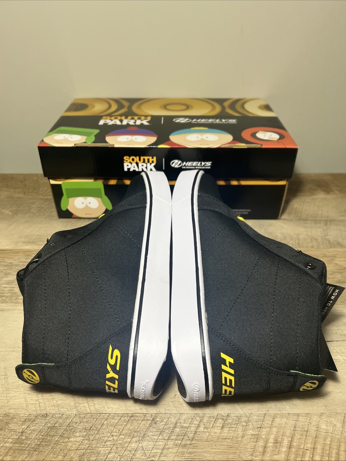 Heelys Racer South Park Mens Size 10 Black Lifestyle Sneakers Shoes New In Box