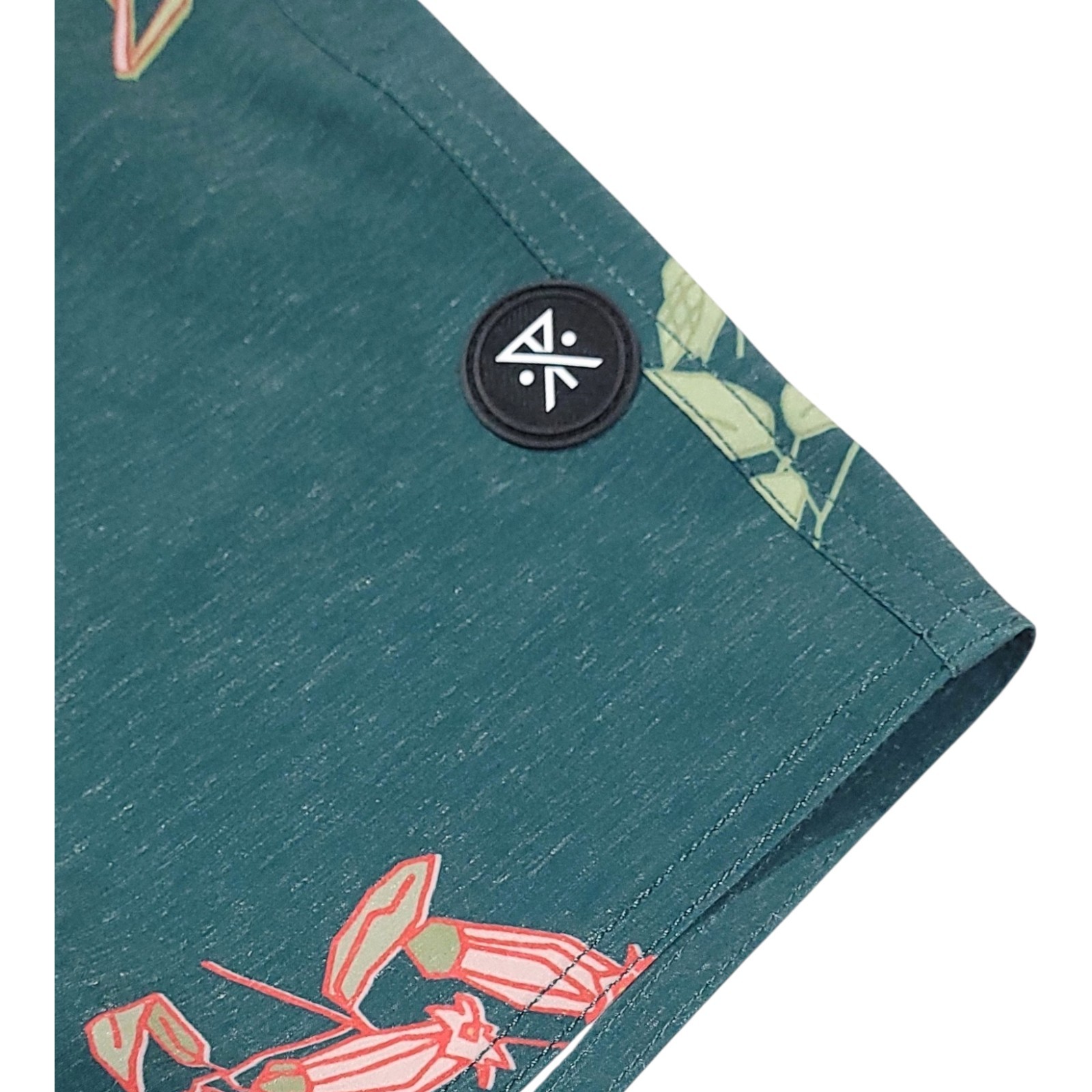 Roark Chiller Board Shorts Men’s Size 30 Dark Marine Green Hemp Blend RB479 NWT