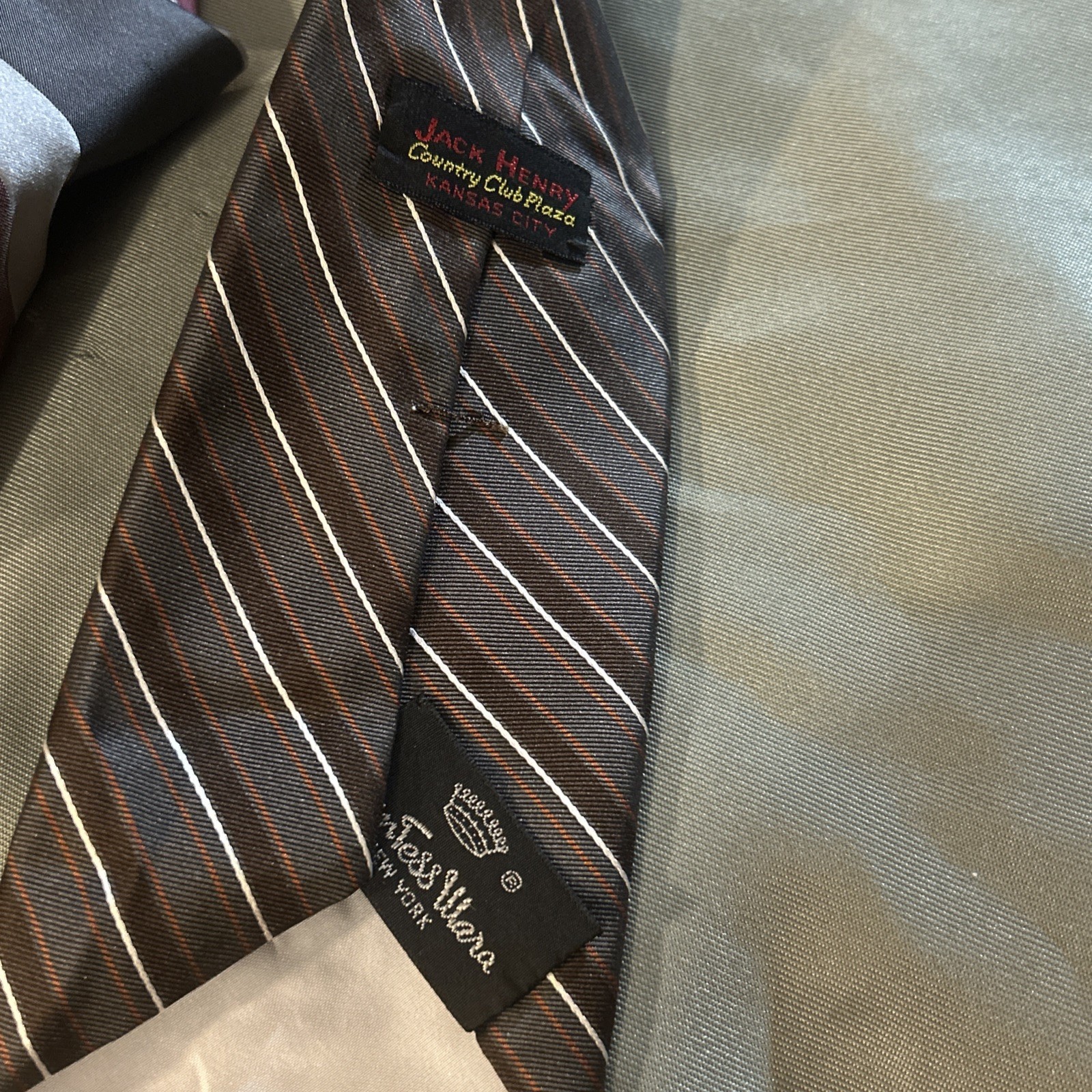 Lot Of 3 Jack Henry Men’s Neck Ties Kansas City Country Club Plaza
