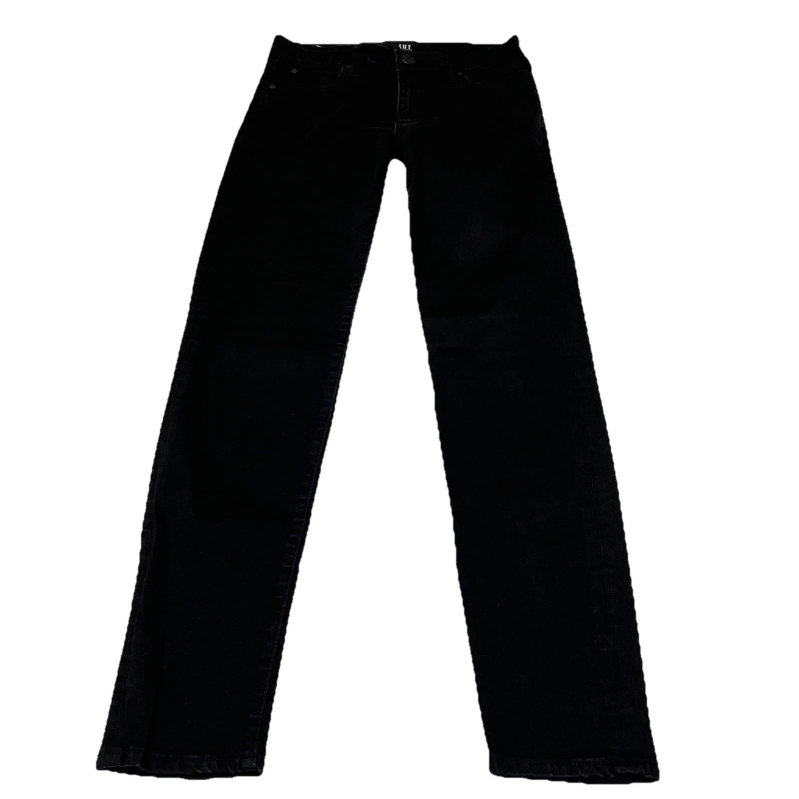 Kut From The Kloth Size 2 26W Mid Rise Diana Skinny Stretch Black Jeans