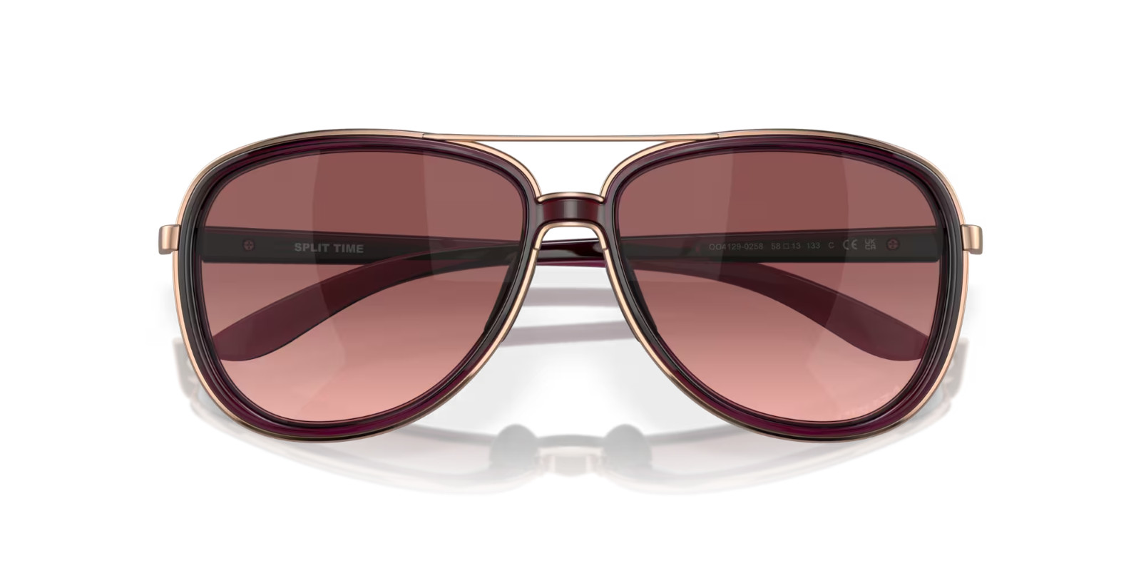 Oakley Split Time Crystal Raspberry Frame / G40 Black Gradient OO4129-0258 NEW