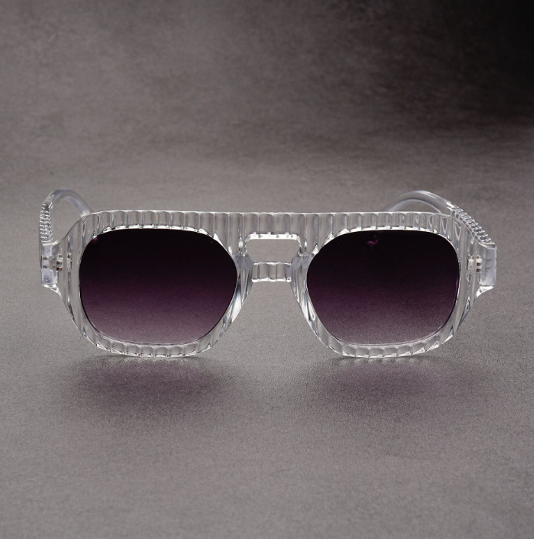 Classic Square Double Bridge Sunglasses Men Women Retro Outdoor Shade Glasses