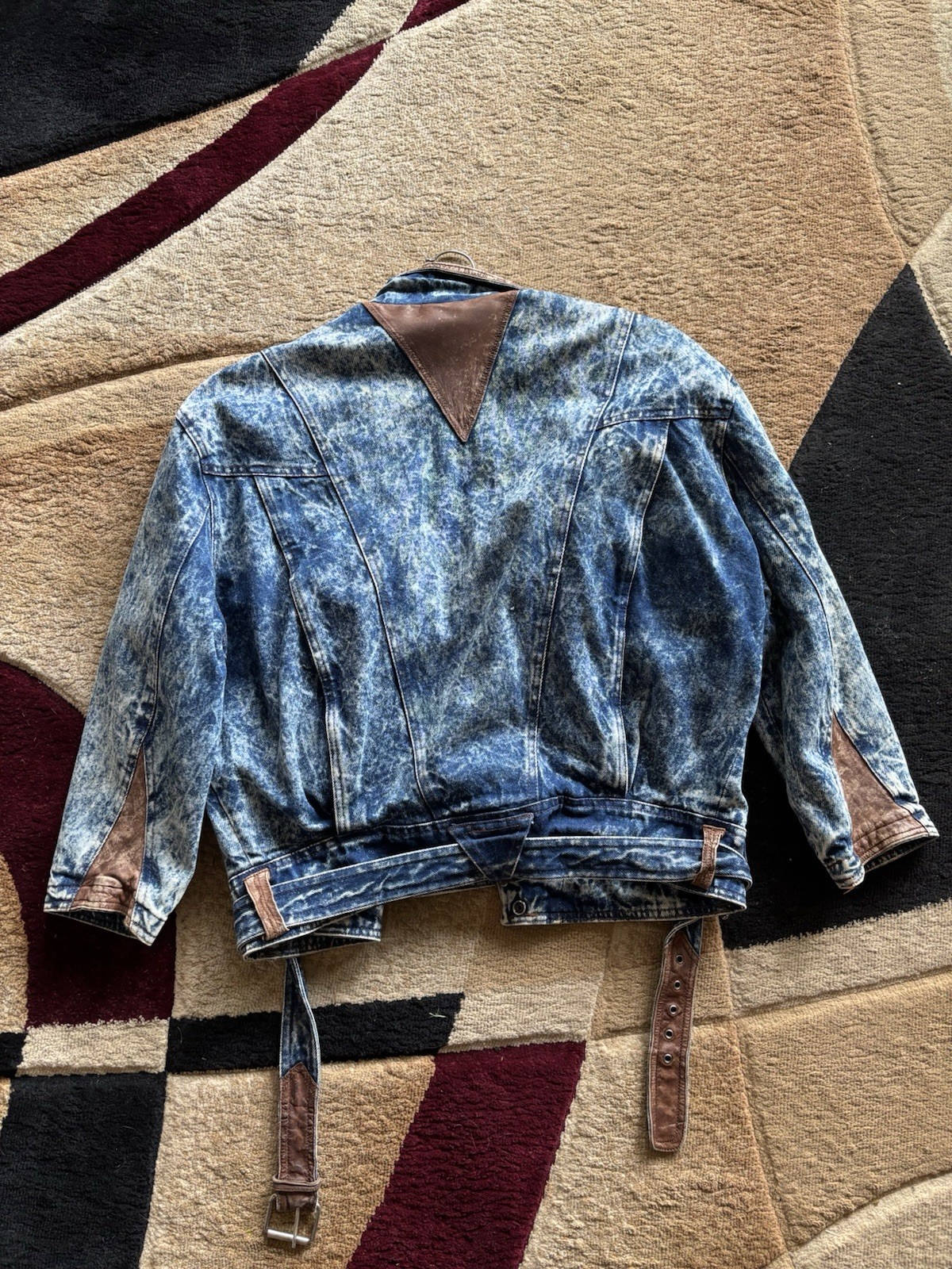 Street Equipt Denim and Leather M Jacket 1980s