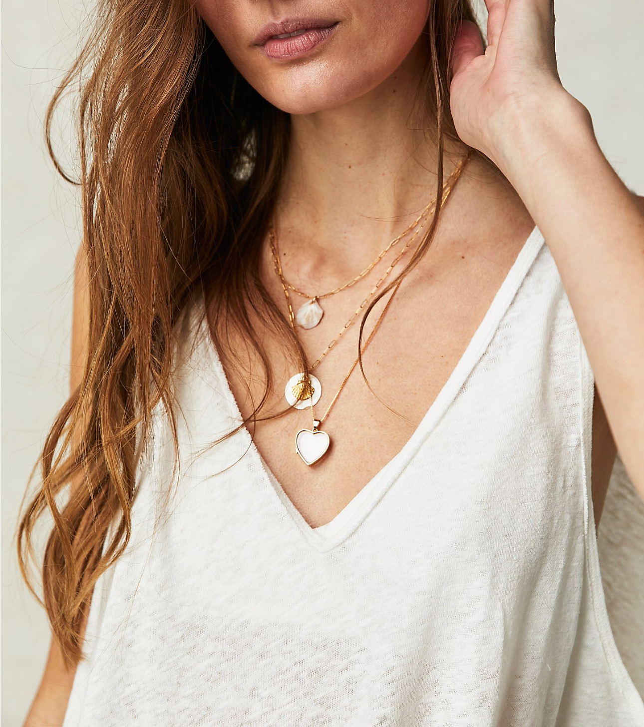 Free People We The Free Optic White Sleeveless Rosie Drop Waist Tank Sz XL