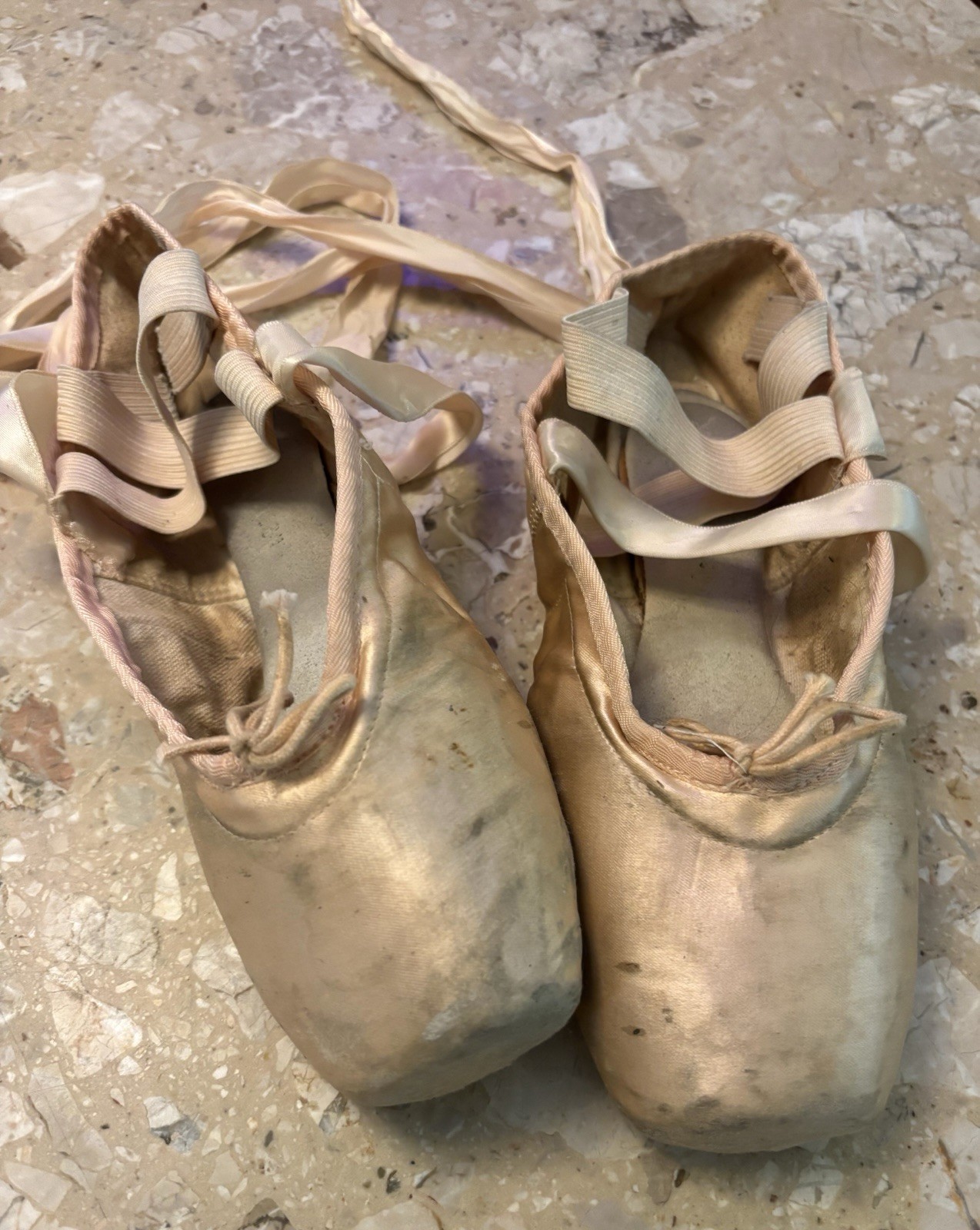 Vintage Dead Ballet Pointe Shoes Great As A Prop!!