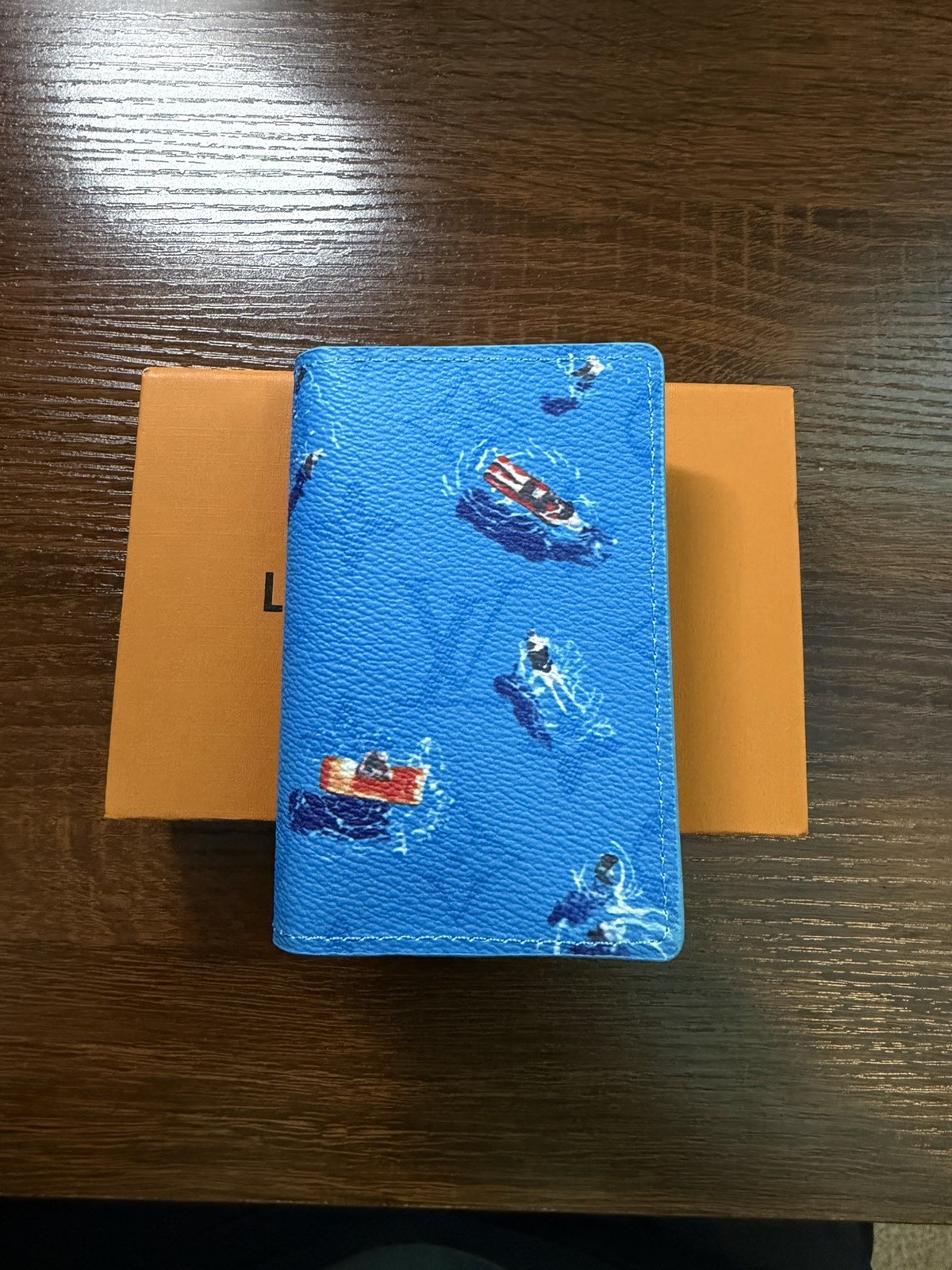 Louis Vuitton Pocket Organizer Monogram Pool Blue – Limited Edition