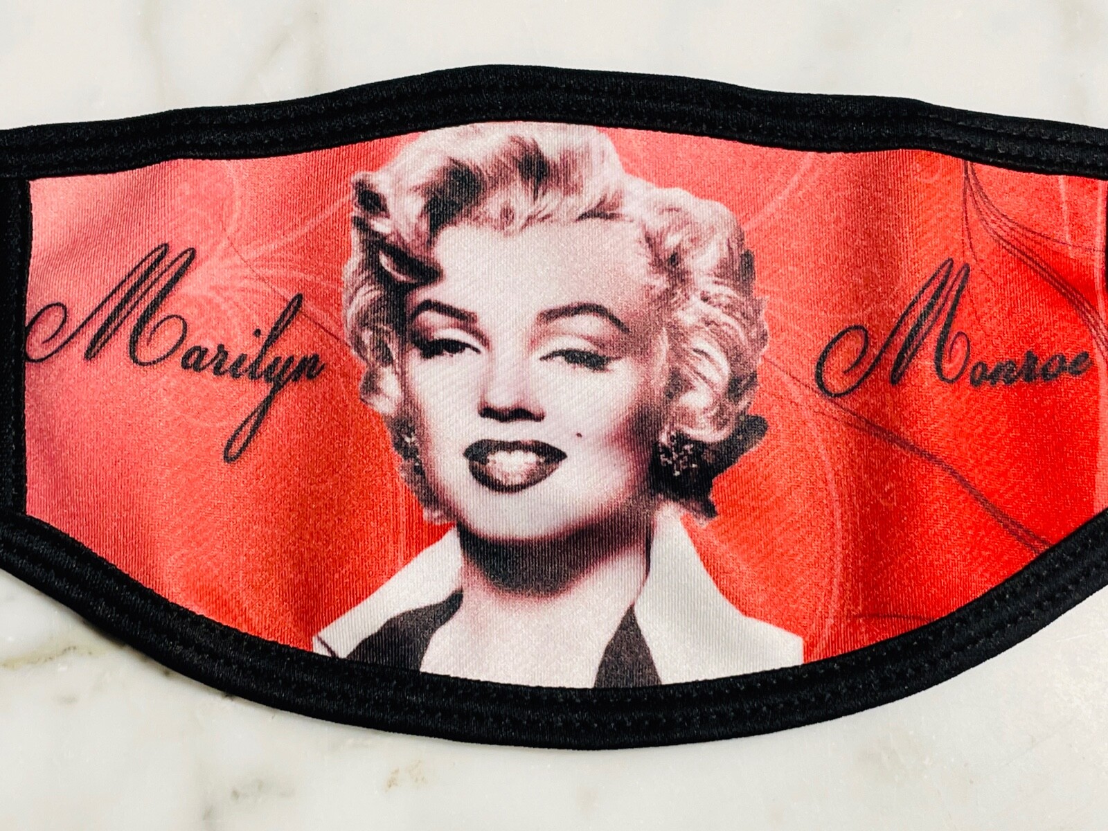 Marilyn Monroe The Legend Custom Printed Face Mask/Cover Free Shipping/Returns
