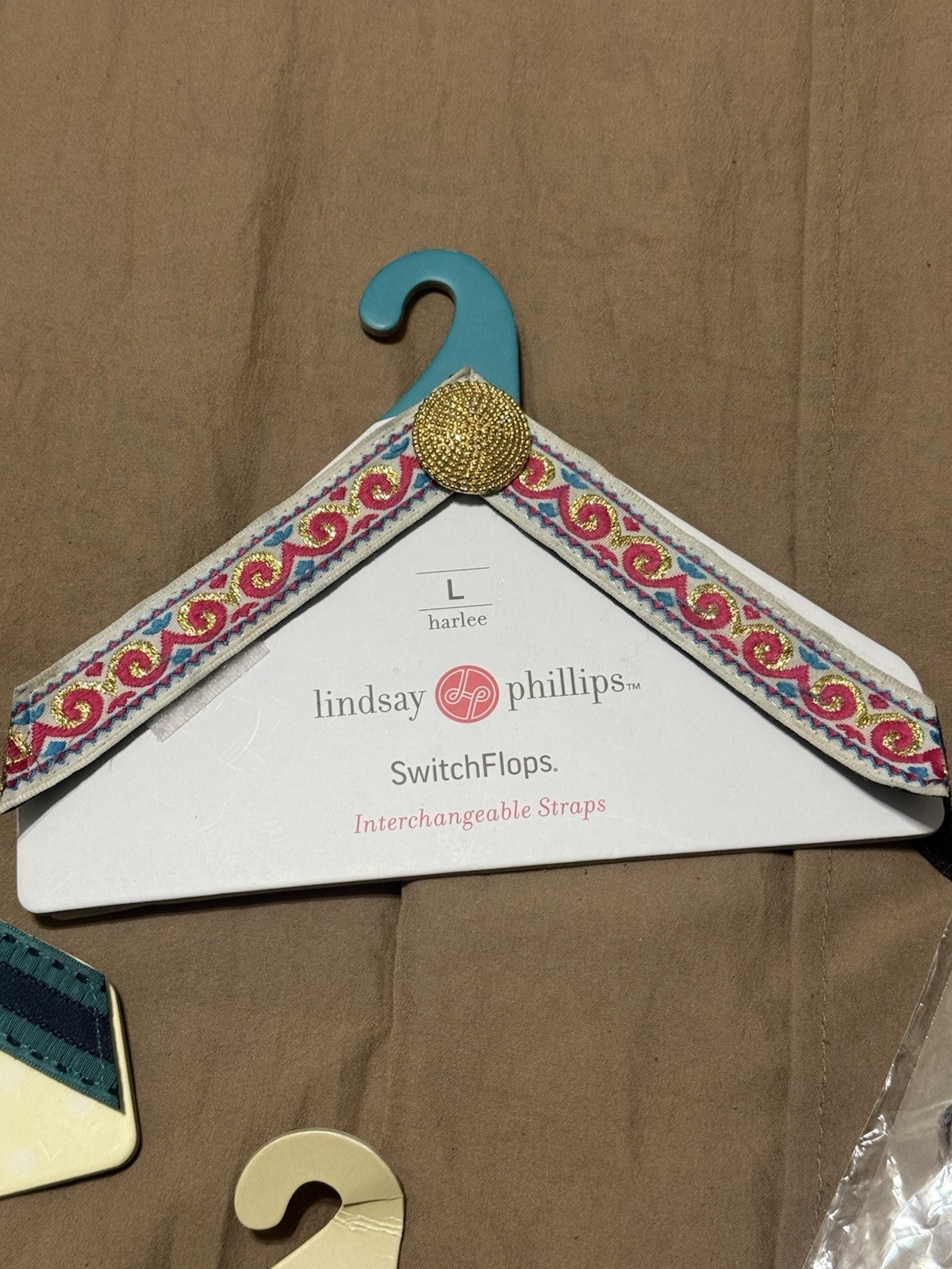 Switchflops Lindsay Phillips Lot of 4 Interchangeable Straps, Size Large 9-11