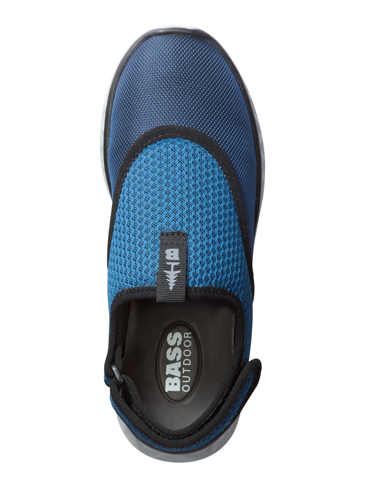 BASS OUTDOOR Womens Blue Removable Insole Hex Round Toe Slip On Sneakers 6