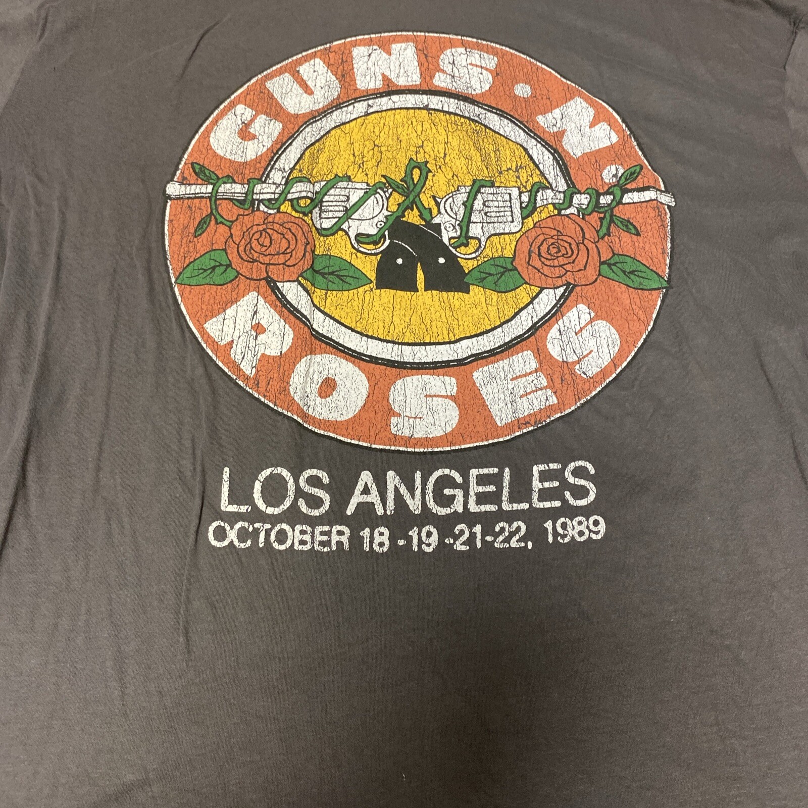 Guns N Roses Womens T- Shirt – Los Angeles October 18-19-21-22, 1989 – 2X/3X