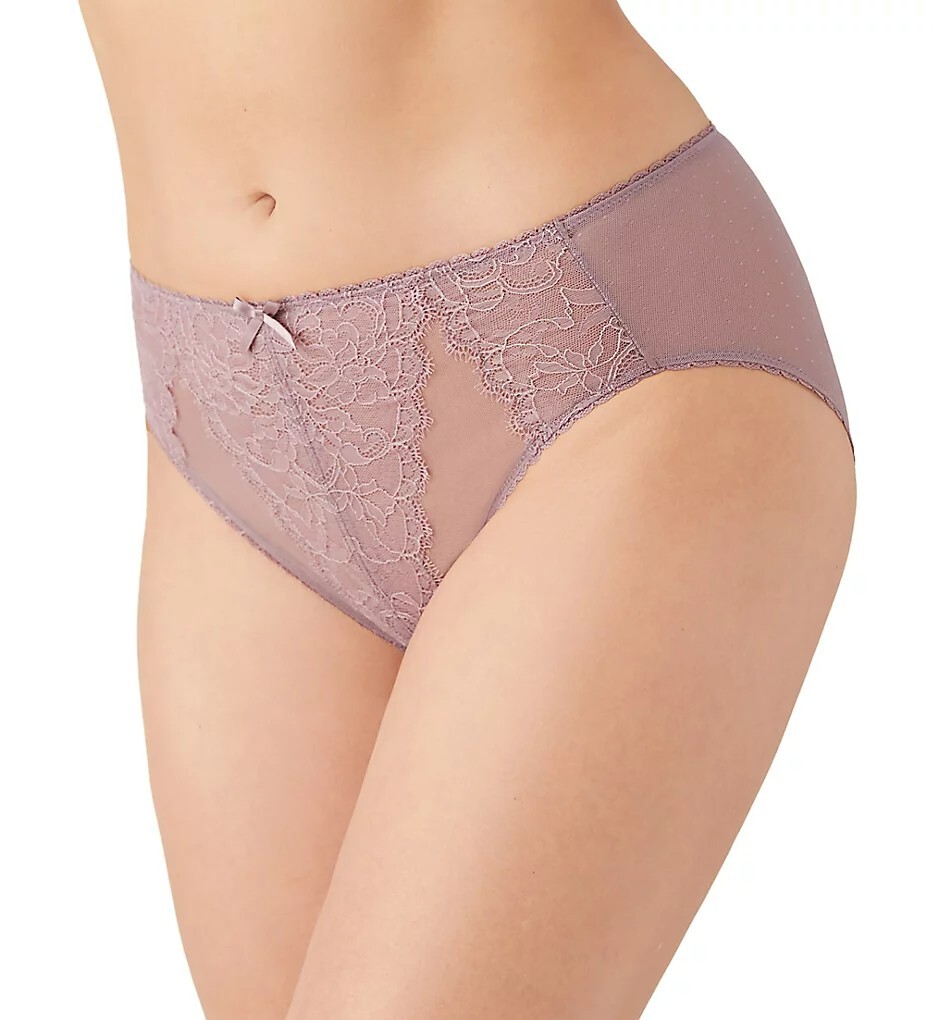 WACOAL 841186 RETRO CHIC Brief HiCut Panty ~ BEAUTIFUL COLORS ~ S ~ NWT $32
