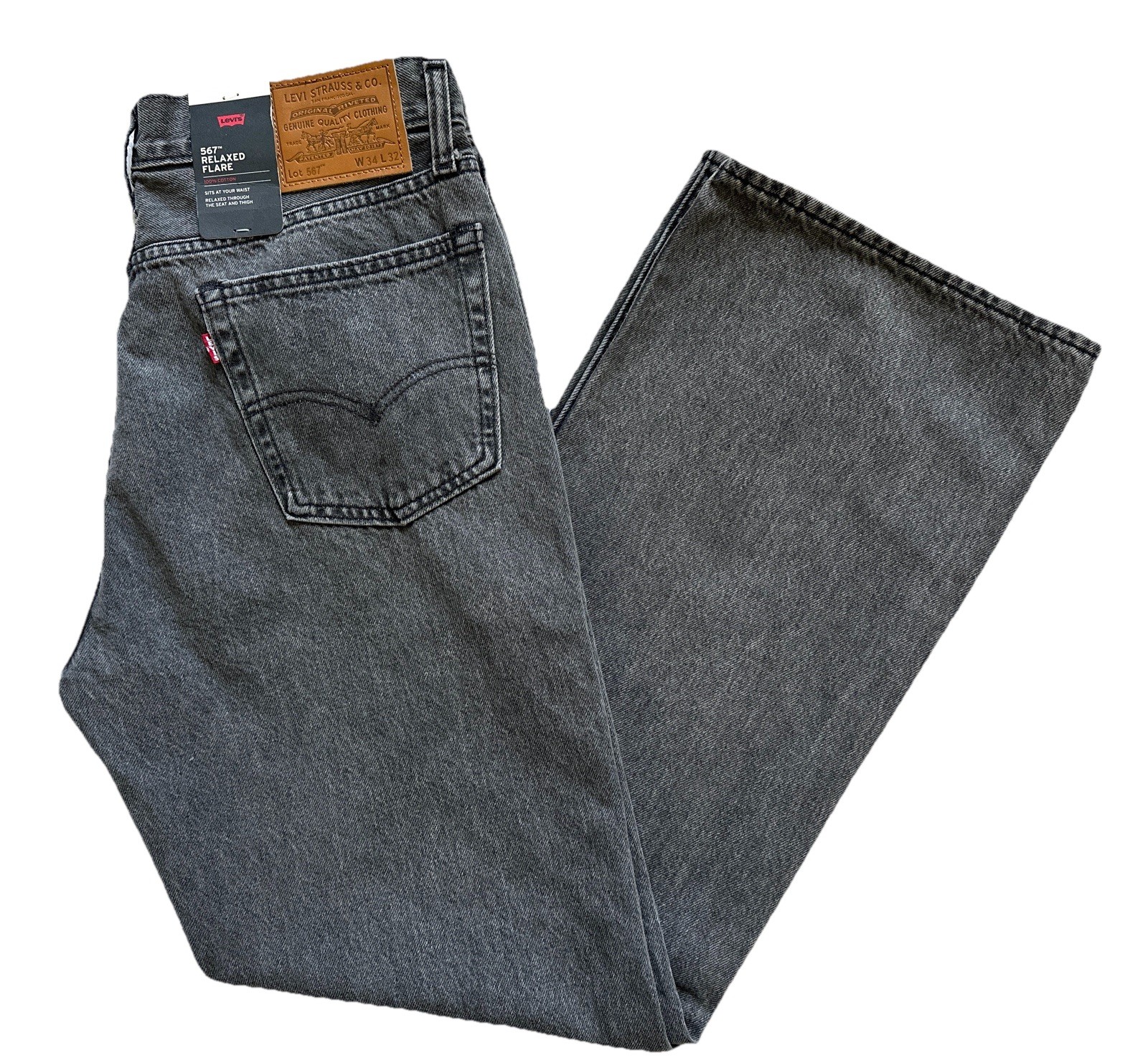 Levi’s Premium Men’s 567 Relaxed Flare Jeans