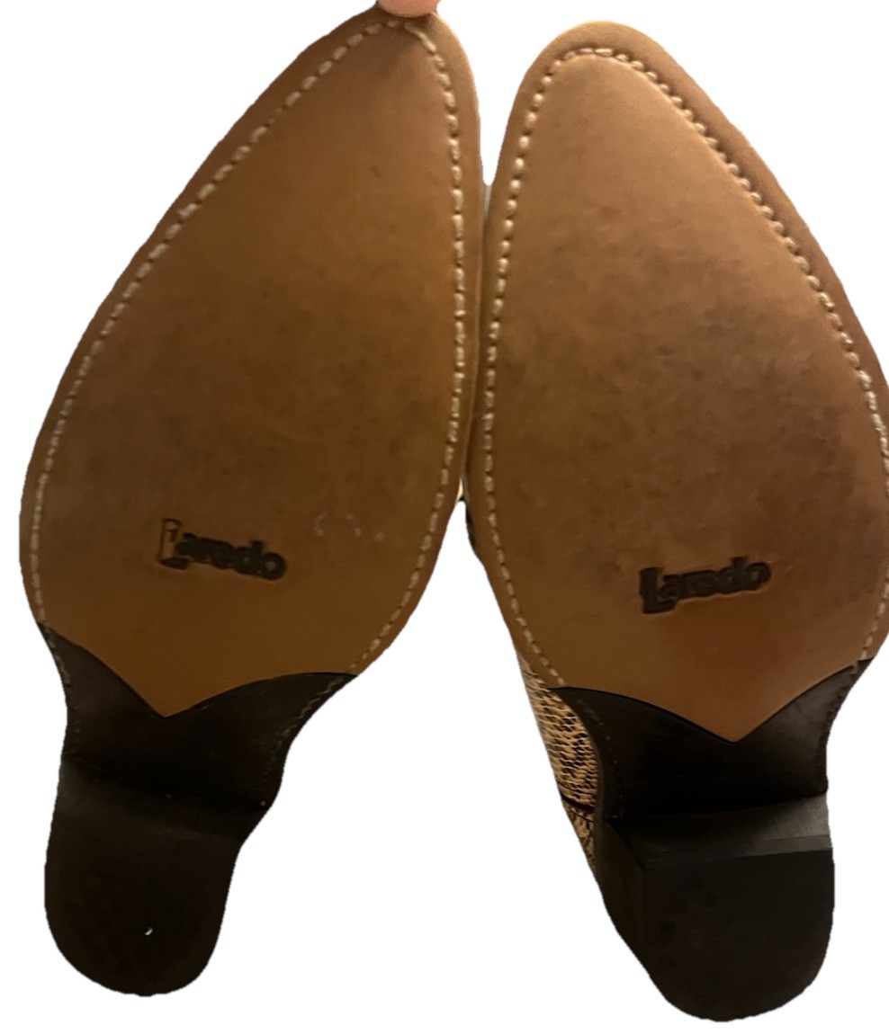 Laredo Monty 68068 Python Snake Skin Boots Western Cowboy Sz 10 1/2EW