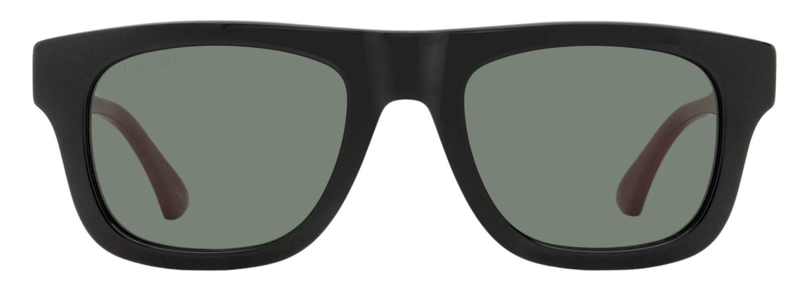 Gucci Soft Rectangular Sunglasses GG1991S 001 Black-Web 52mm