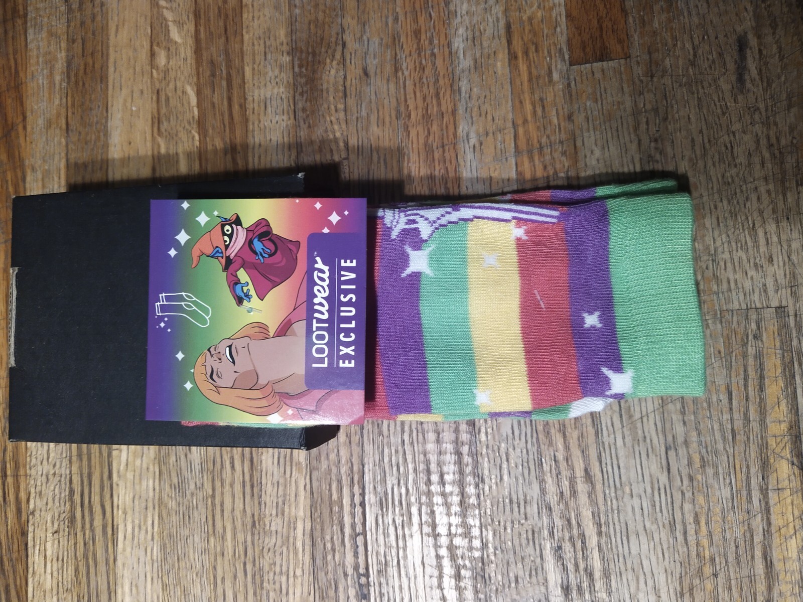 Loot Crate Loot Wear He-Man Sword Of Power Crew Socks What’s Up Meme