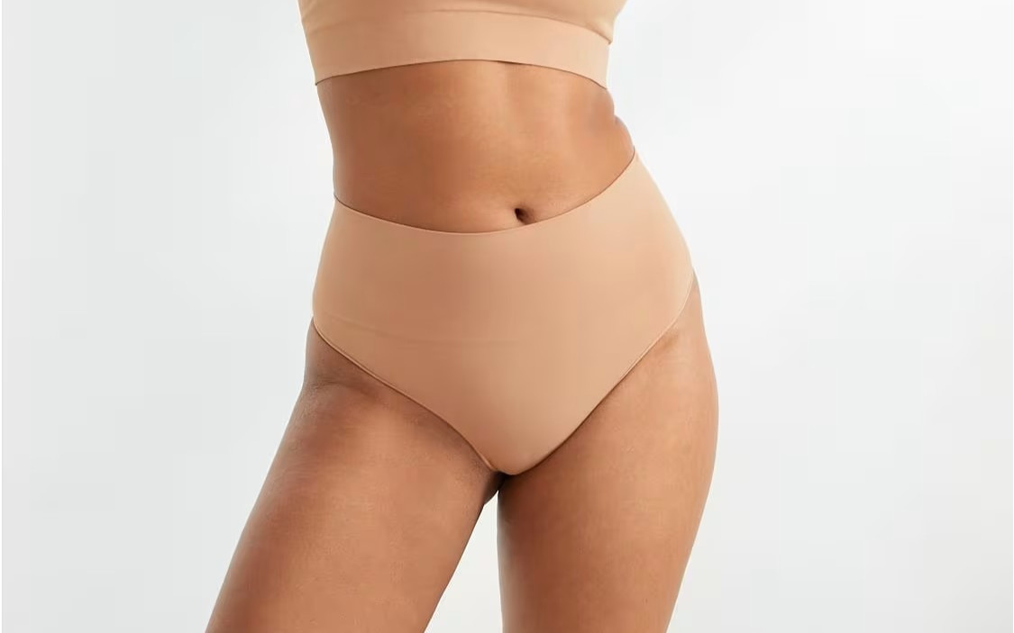 SPANX Firm Control Thong nude, cafe au lait, black 40048R NEW
