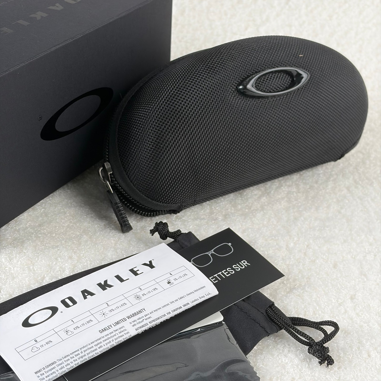 Oakley Stunt Devil Sunglasses Matte Black Frame Prizm Black Shield Includes Box