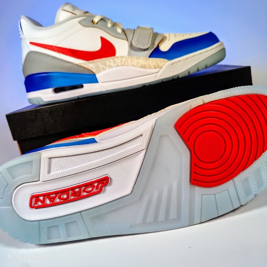 Air Jordan 312 Low US 13 Mens White Blue Red Gold Grey Nike Retro FN8902 161 NIB