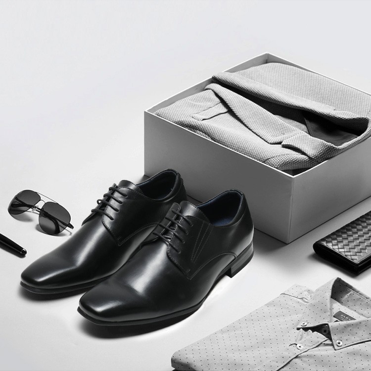 Men’s Dress Shoes Square Toe Casual Shoes Derby Oxfords Shoes US Size 6.5-15