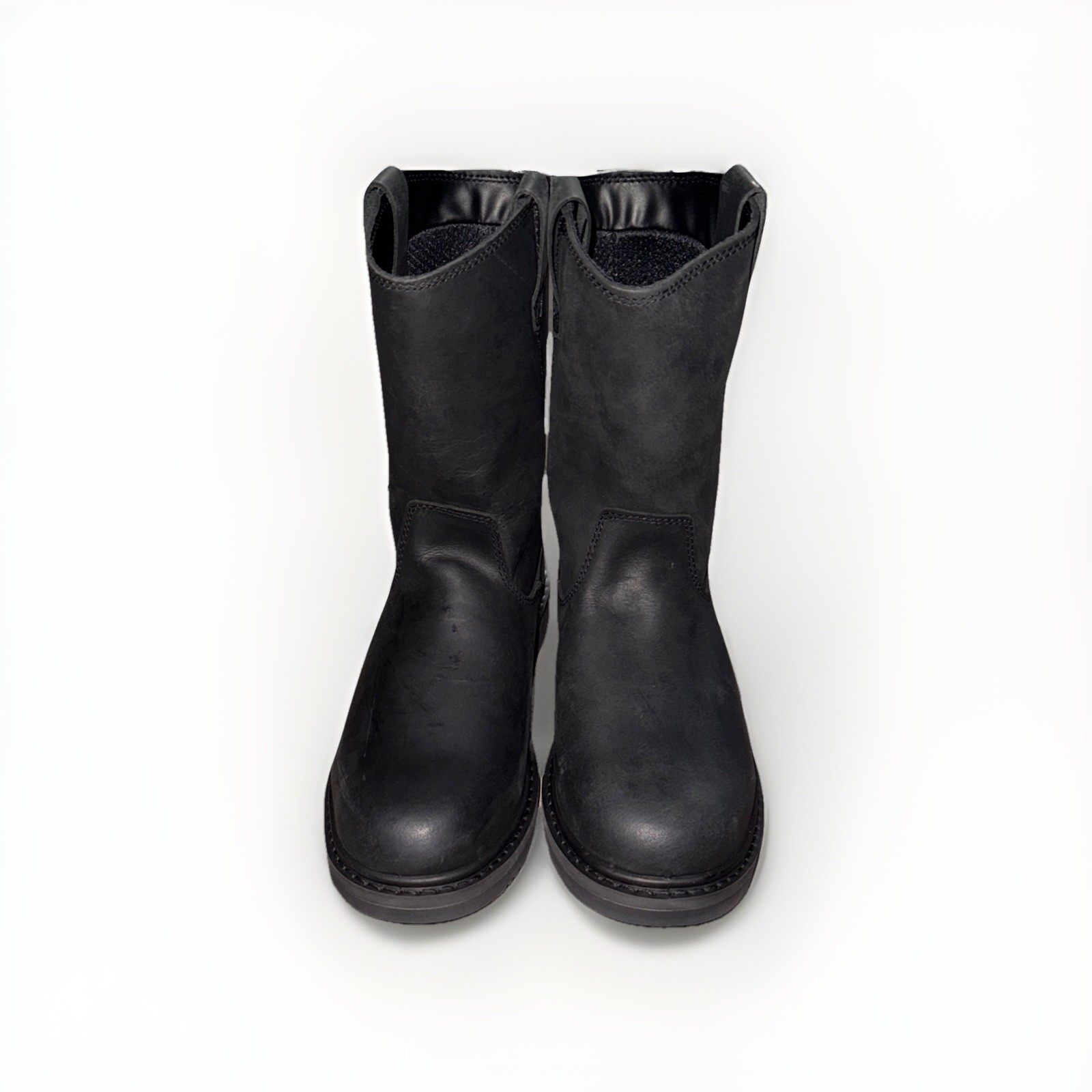 Aggressor Men’s Leveler Soft Toe Wellington Work Boots 5ANAAGG-1001 Black 11