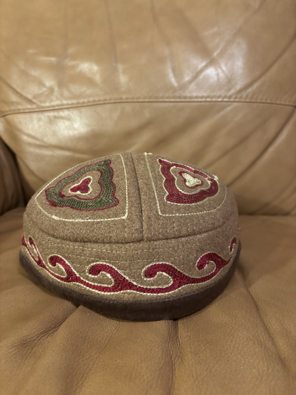 MANUFACTURING ERROR DISCOUNT: Golden Horde Taqiyah Doppa Kazakh Hat skull CPA