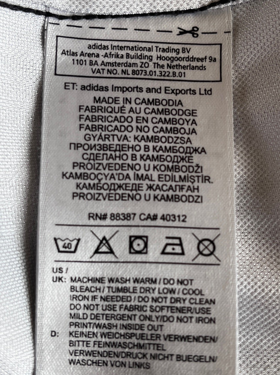 Adicolor Trefoil Logo White Vest: CV8609 – Mens Small