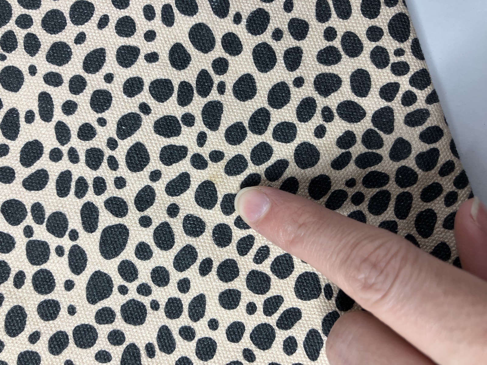 Kate Spade New York Leopard Print Cotton Canvas Tote Bag Beige Black Open Top