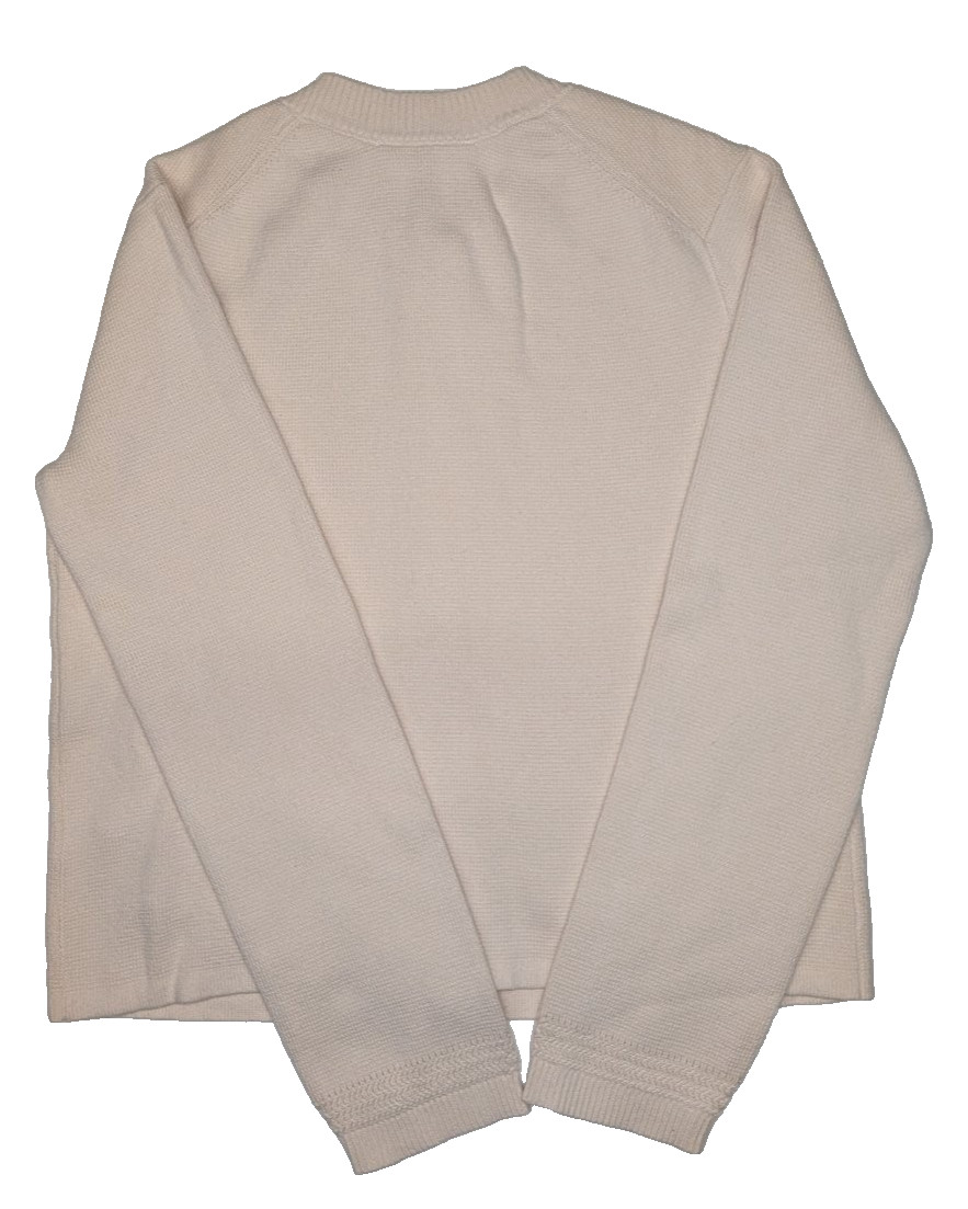 Everlane The Crew Cardigan in Everyday Cotton Women’s Sweater S Beige NWT