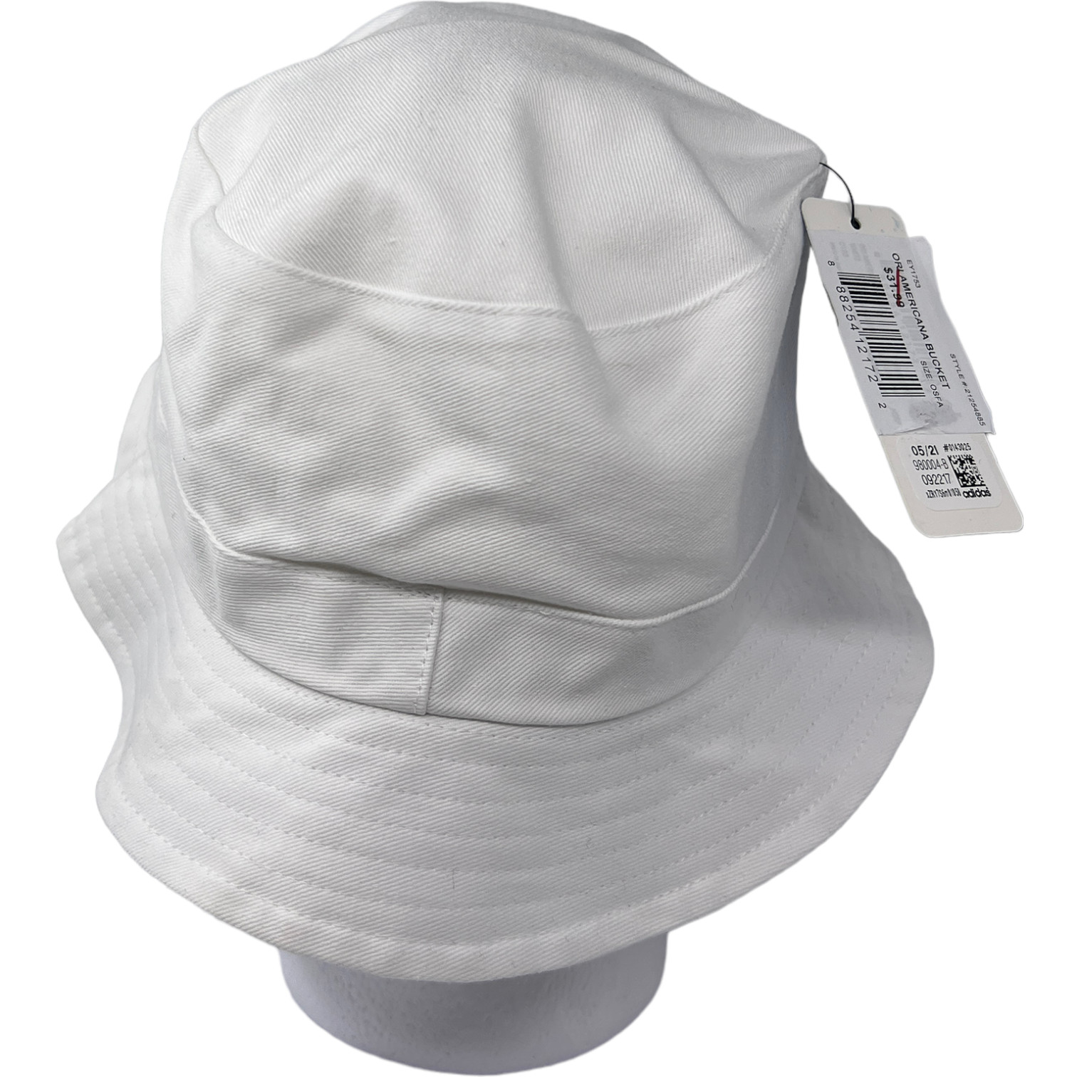 Adidas Americana Bucket Hat White Red Blue Stars Trefoil Logo New One Size