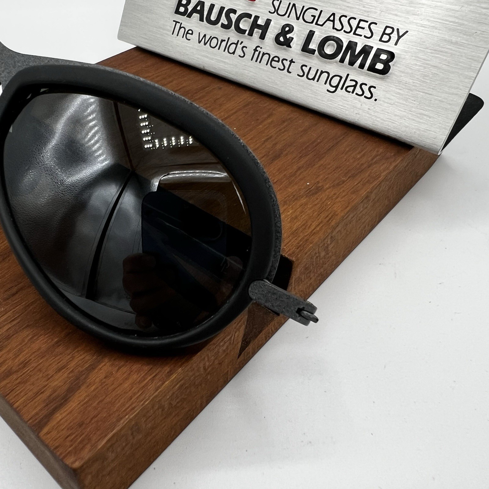 VTG B&L RAY-BAN W2378 G15 MATTE-Gray ORBS COMBO DELUXE Metal Black Rubber NOS