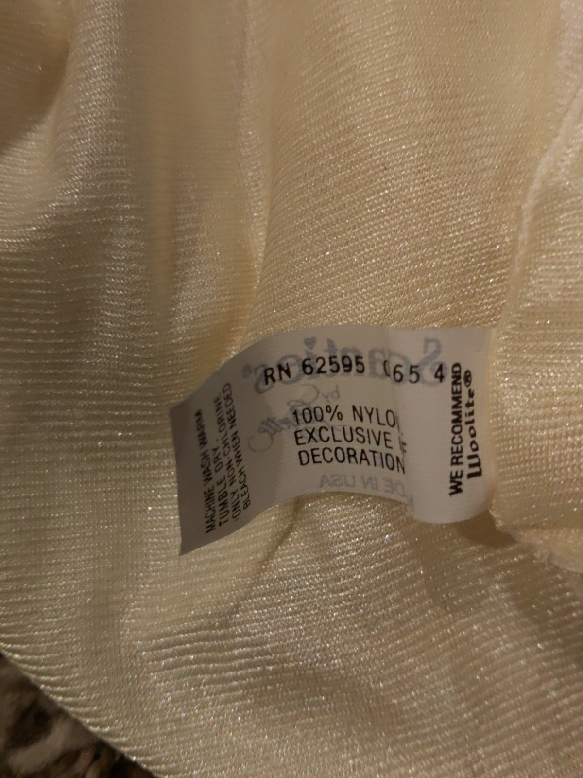 Size 9 Vintage Scanties Brief Panties. 100% Nylon Silky Soft Ivory