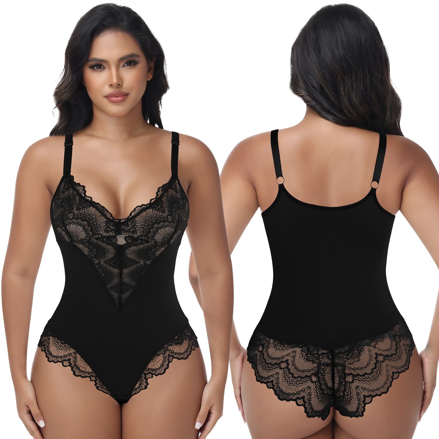 Lace Shapewear Women’s Corset Slimming Shaper Bodysuit Tummy Control Underwear