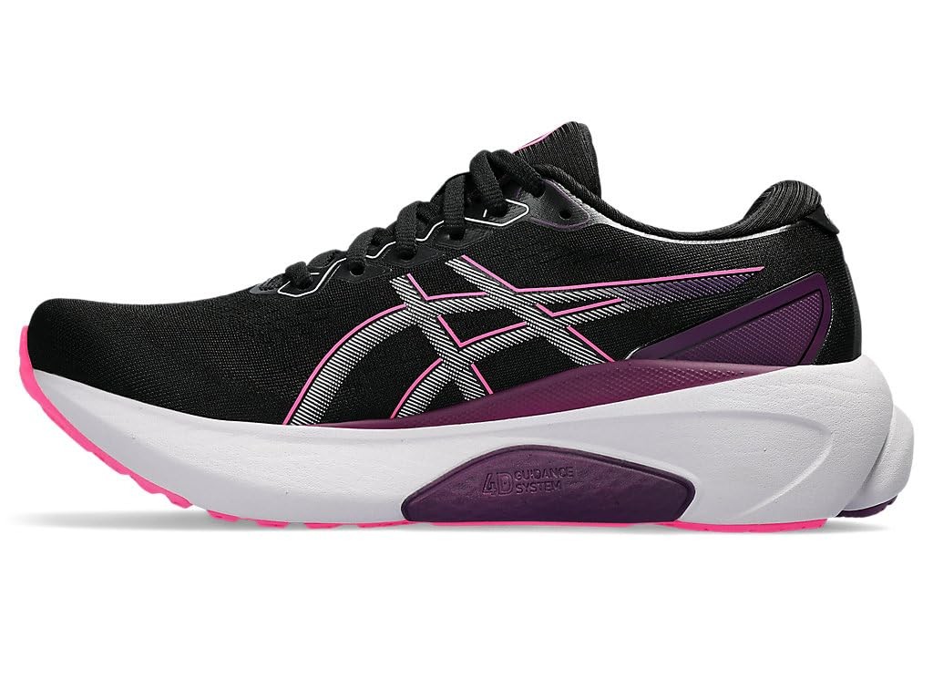 ASICS Women’s Gel-Kayano 30 Running Shoes, 9.5, Black/Lilac HINT