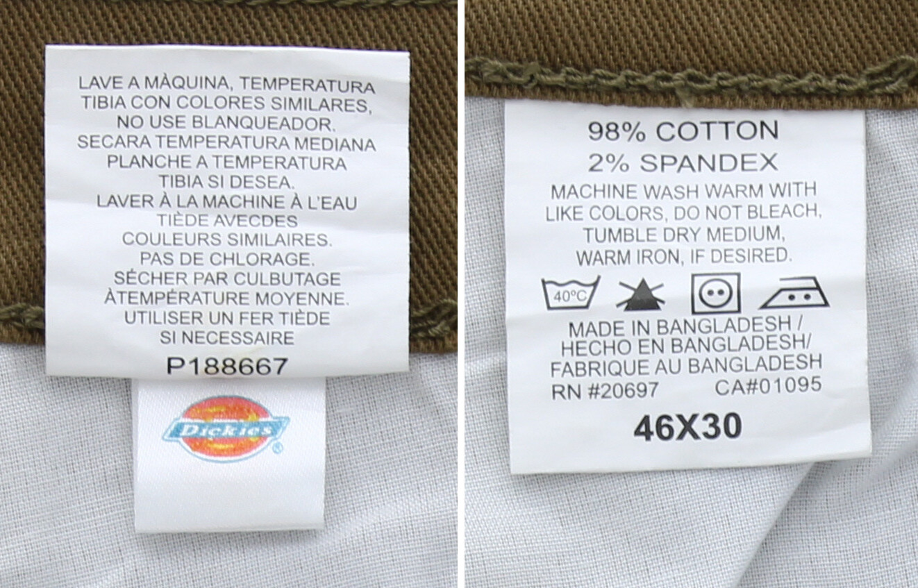 Dickies Men’s Carpenter Pants Relaxed Fit Denim Canvas 7-Pocket Straight Leg