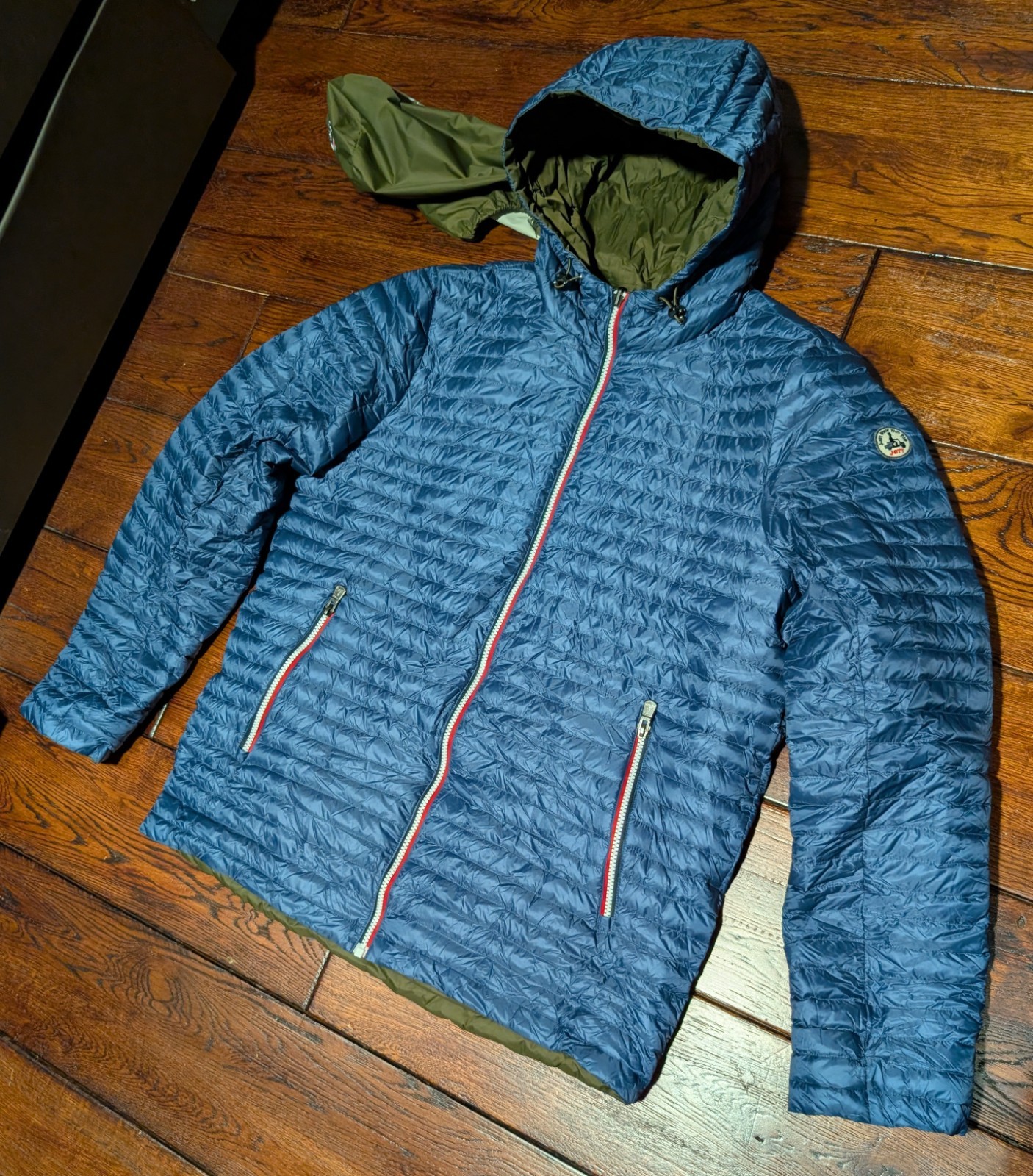 JOTT Just Over The Top Chicago Packable Reversible Hooded Puffer Jacket XXL NWT