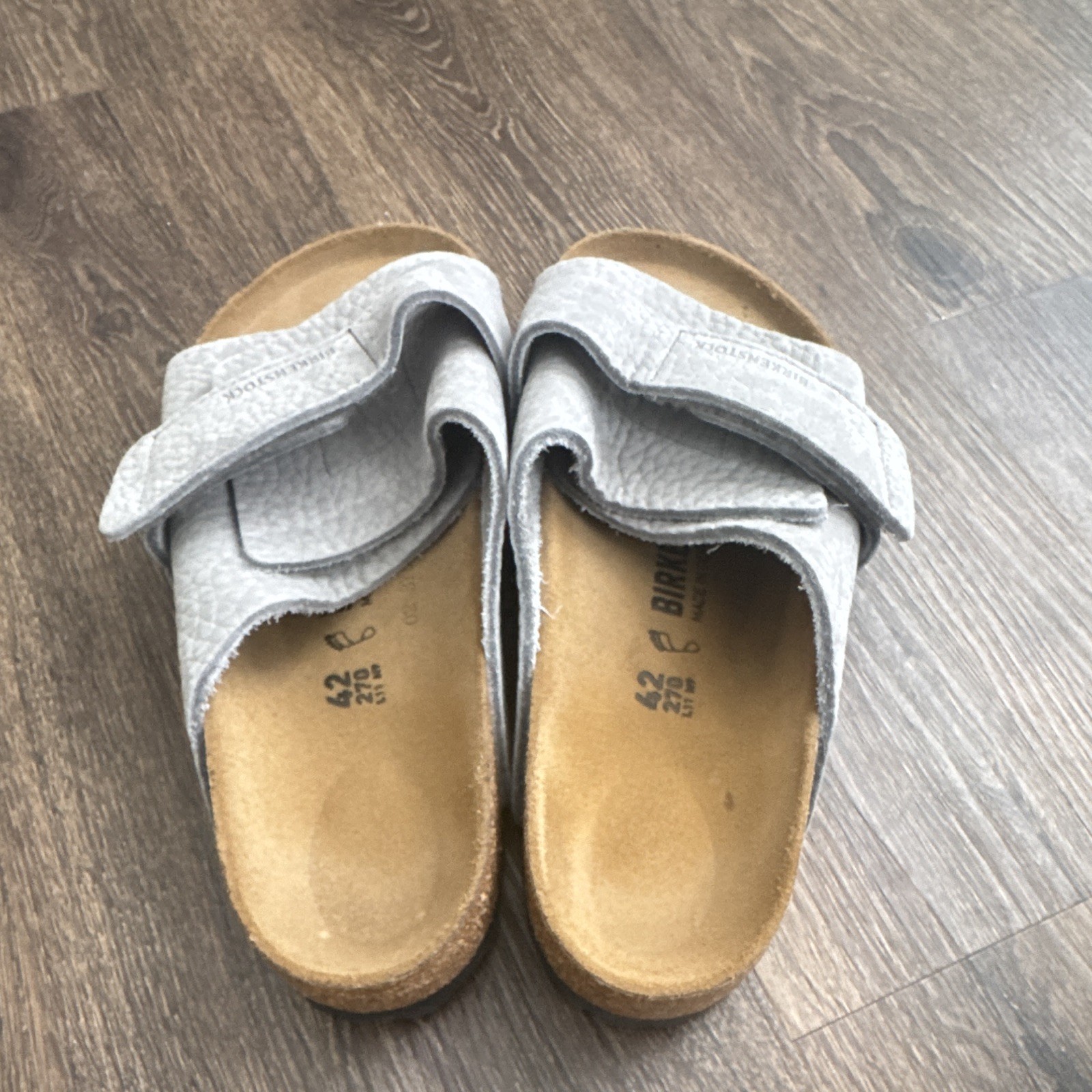 Birkenstock Kyoto Desert Buck Whale Gray US Men’s 9-9.5 BRAND NEW WITH BOX