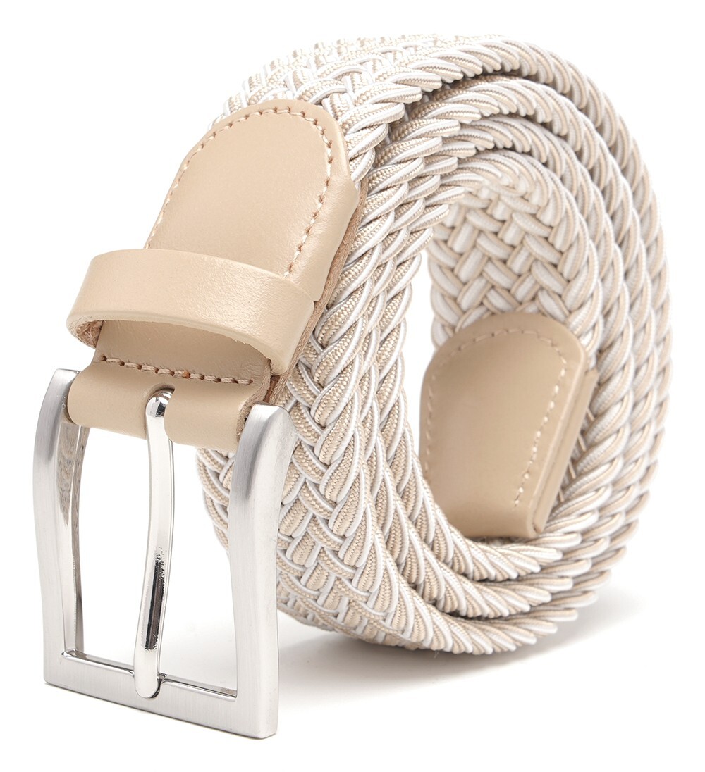 Mens Belt – Braided Stretch Golf Belt for Men 1 3/8″- Mens Gift for Golf Pants