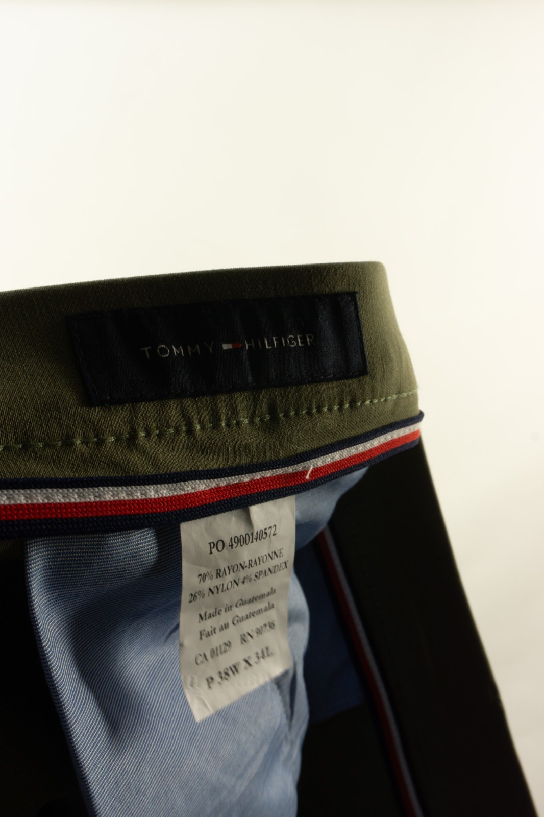$95 Tommy Hilfiger THFlex Performance Modern Fit Dress Pants Men’s 38 x 34 Green