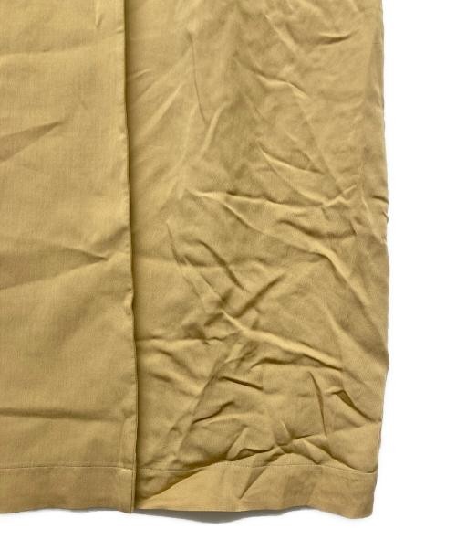 BALLSEY Rayon cotton belted collarless coat beige 11-08-92-08