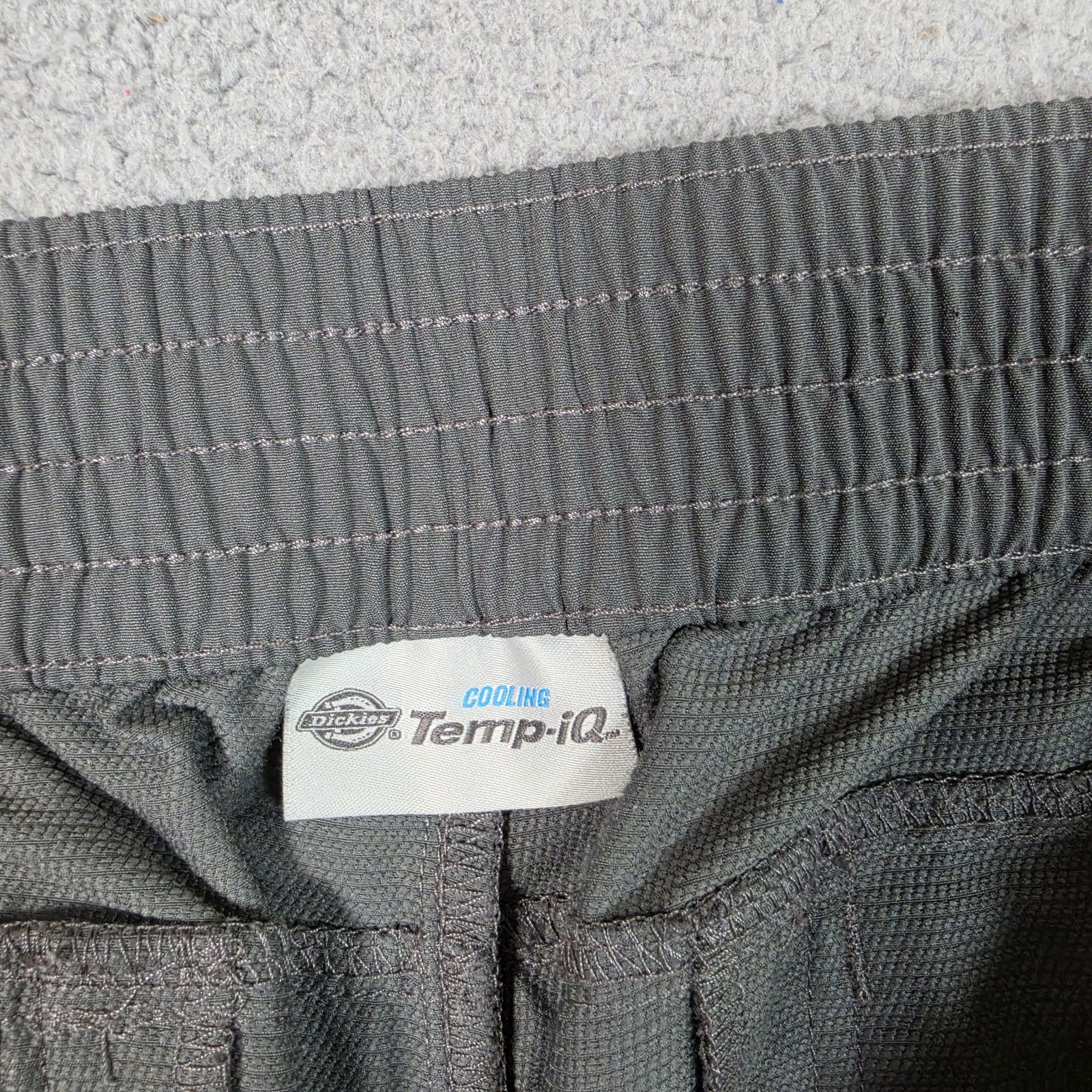 Dickies Cooling Temp IQ Cargo Shorts 12 Gray Stretch Utility Performance Golf