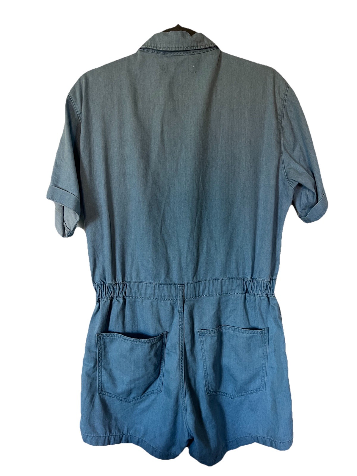 Mavi Blue Denim Short Romper Women Size L